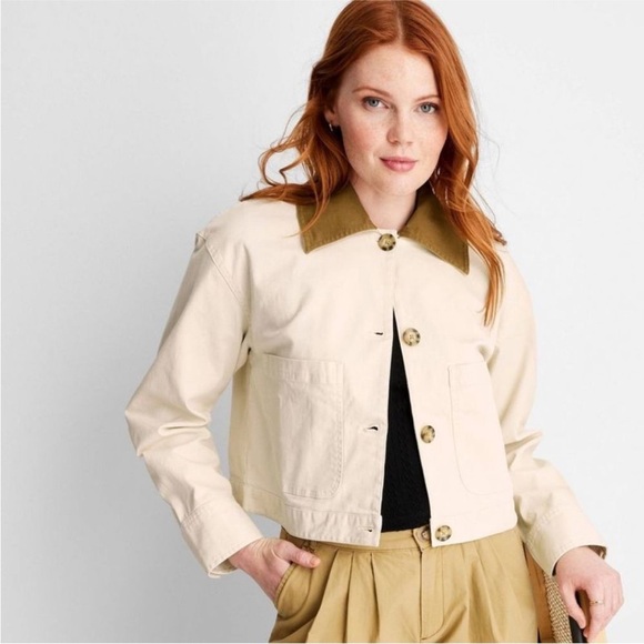Future Collective Jackets & Blazers - Future Collective - Women's
Cropped Chore Jacket - Future
Collective C Cream